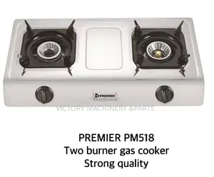 Premier Two Burner Gas Cooker Strong Quality