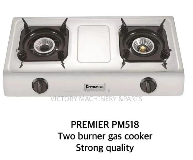 Premier Two Burner Gas Cooker Strong Quality