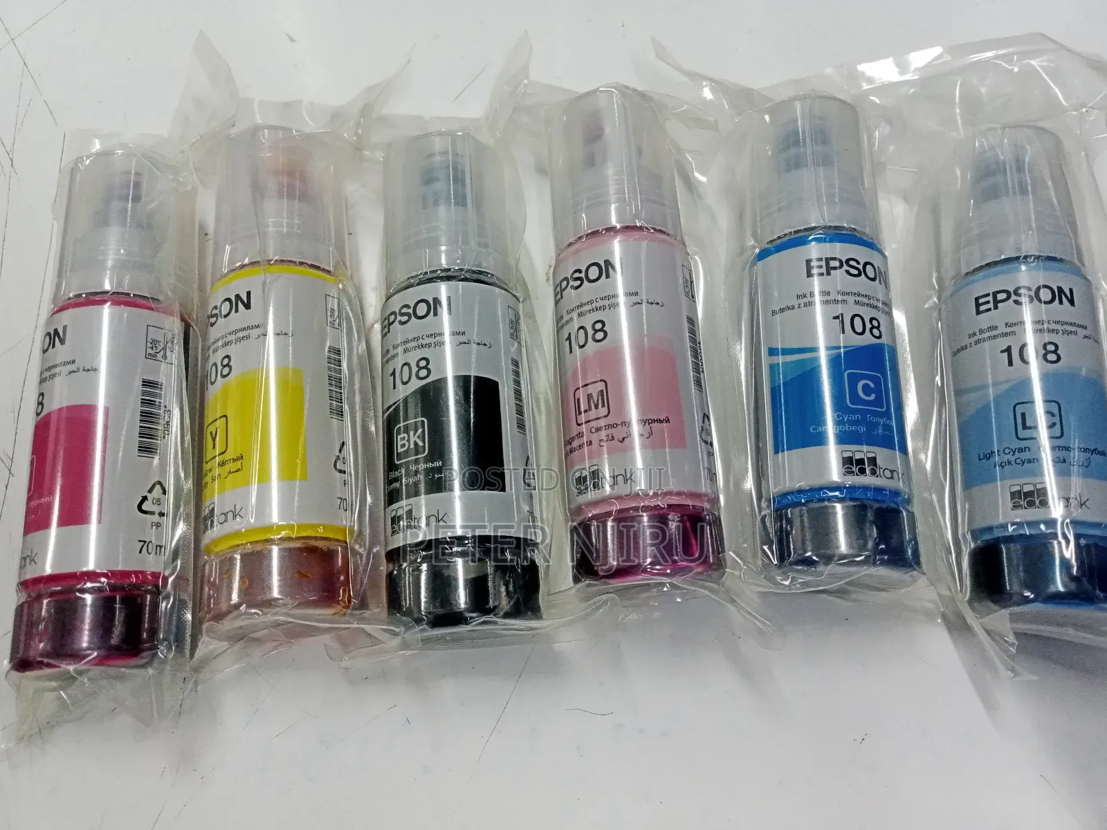 Epson 108 Ecotank Pigment Inks Bottle
By EPSON