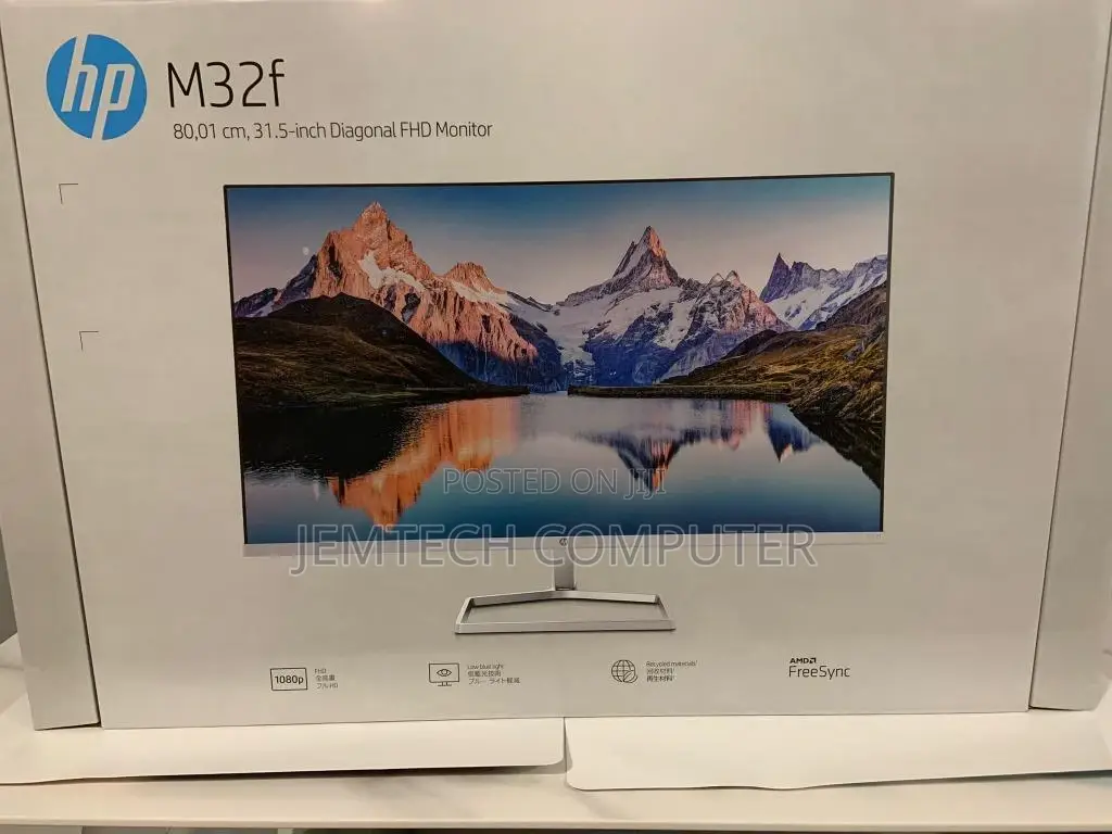 M32f^Hp M32f 32 Inch Ultraslim FDH Monitor With Amd Freesync