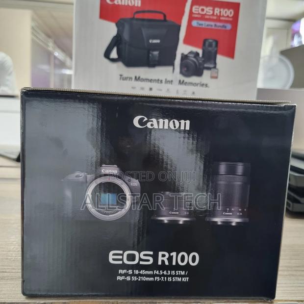 Canon EOS R100 Mirrorless Camera With 18-45mm and 55-210mm - thumbnail 2