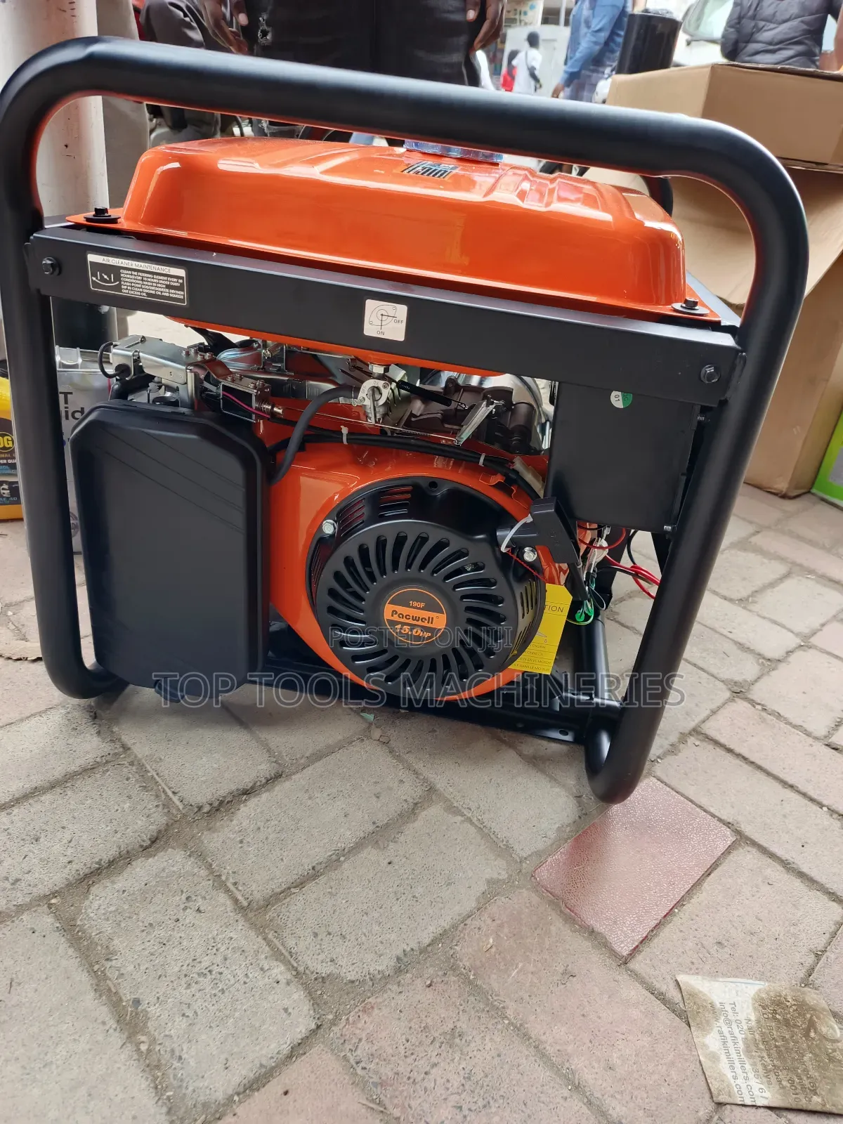 Pacwell 6.5kw Automatic Petrol Generator With ATS, Remote