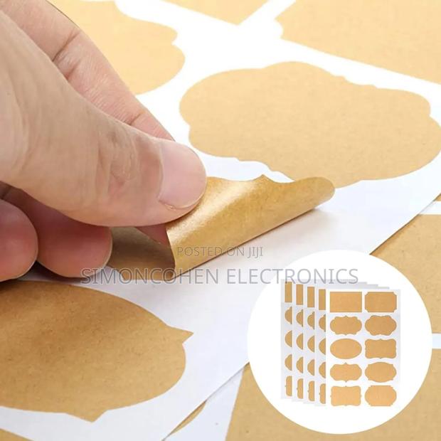 Pantry Sticker Organising Labels Spice Jars