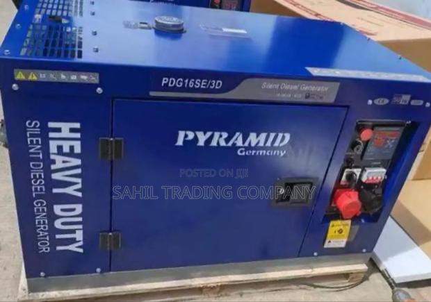 15 KVA Pyramid Single Three Phase Silent Diesel Generator - main view