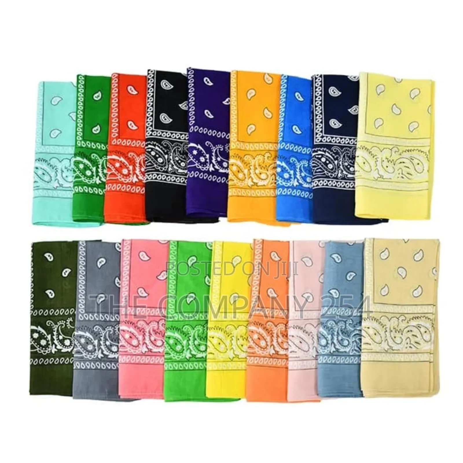 Custom Double Sided Paisley Bandana Scarf,