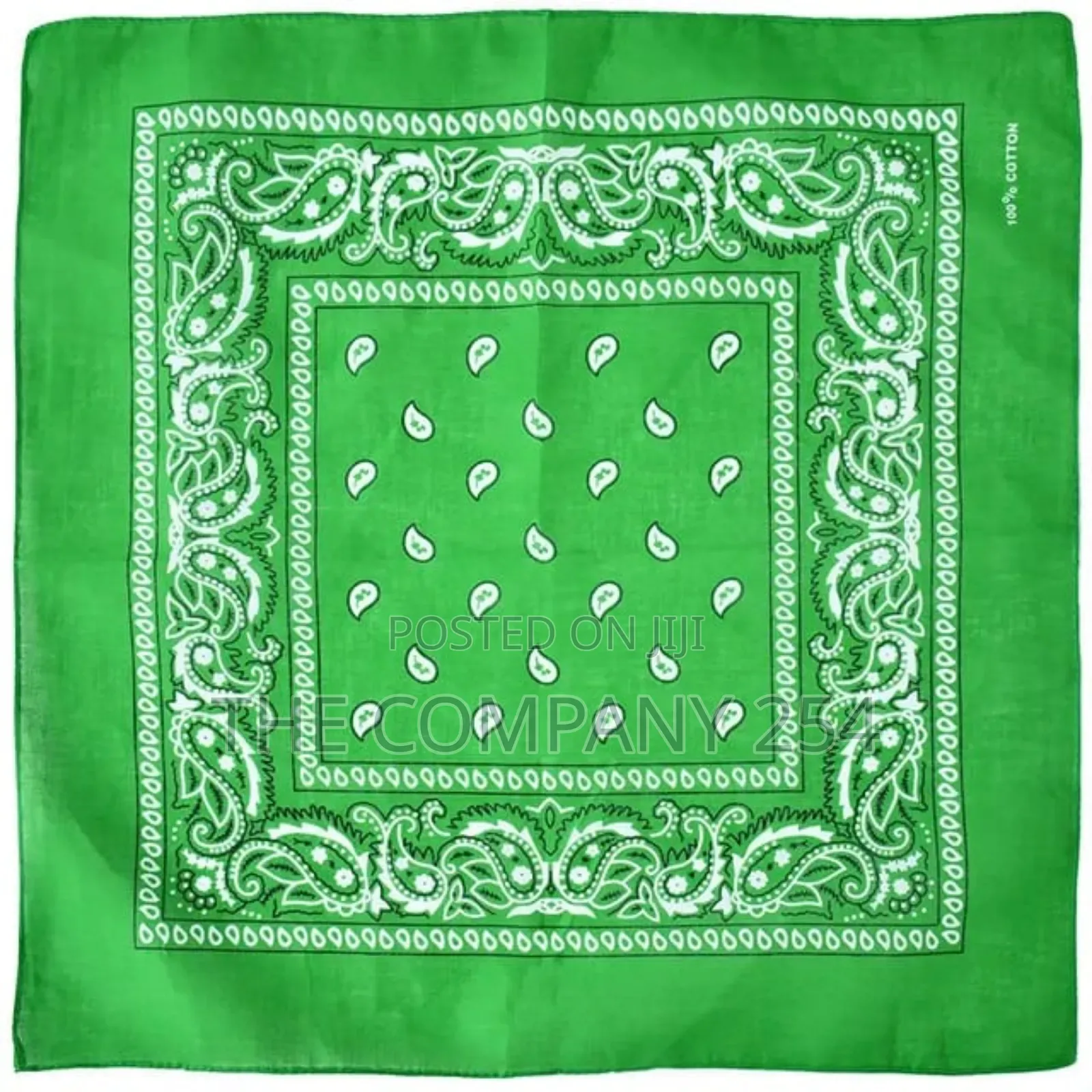 Custom Double Sided Paisley Bandana Scarf,