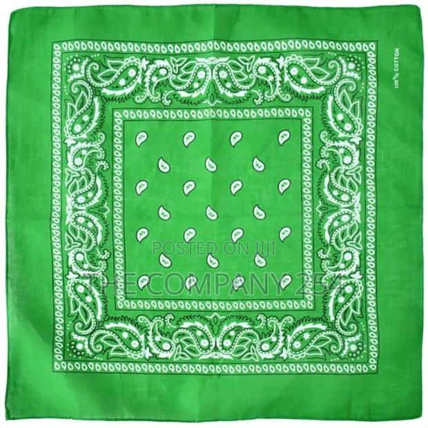 Custom Double Sided Paisley Bandana Scarf, - thumbnail 6
