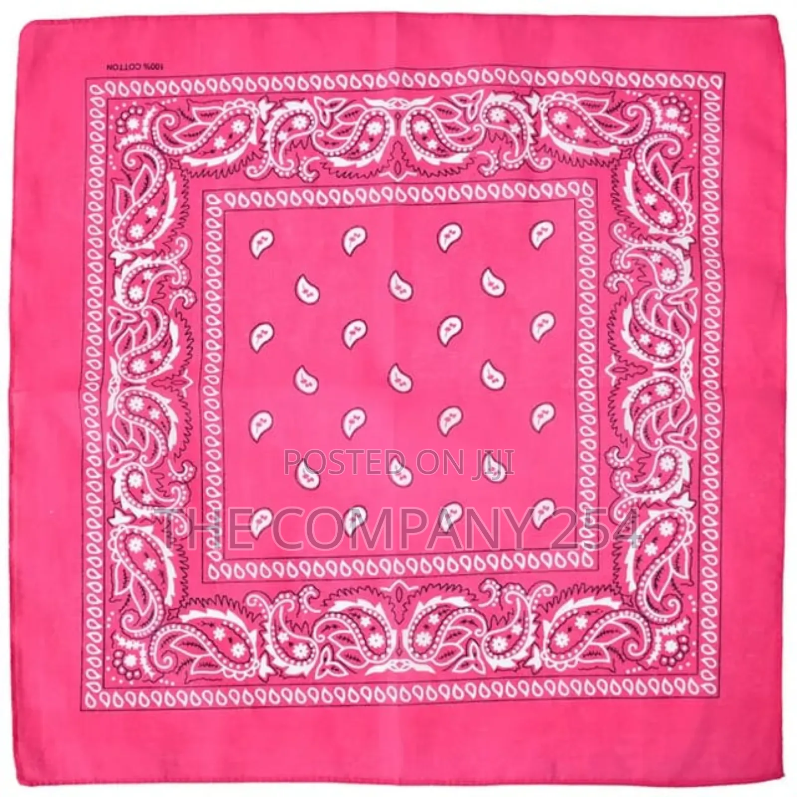 Custom Double Sided Paisley Bandana Scarf,