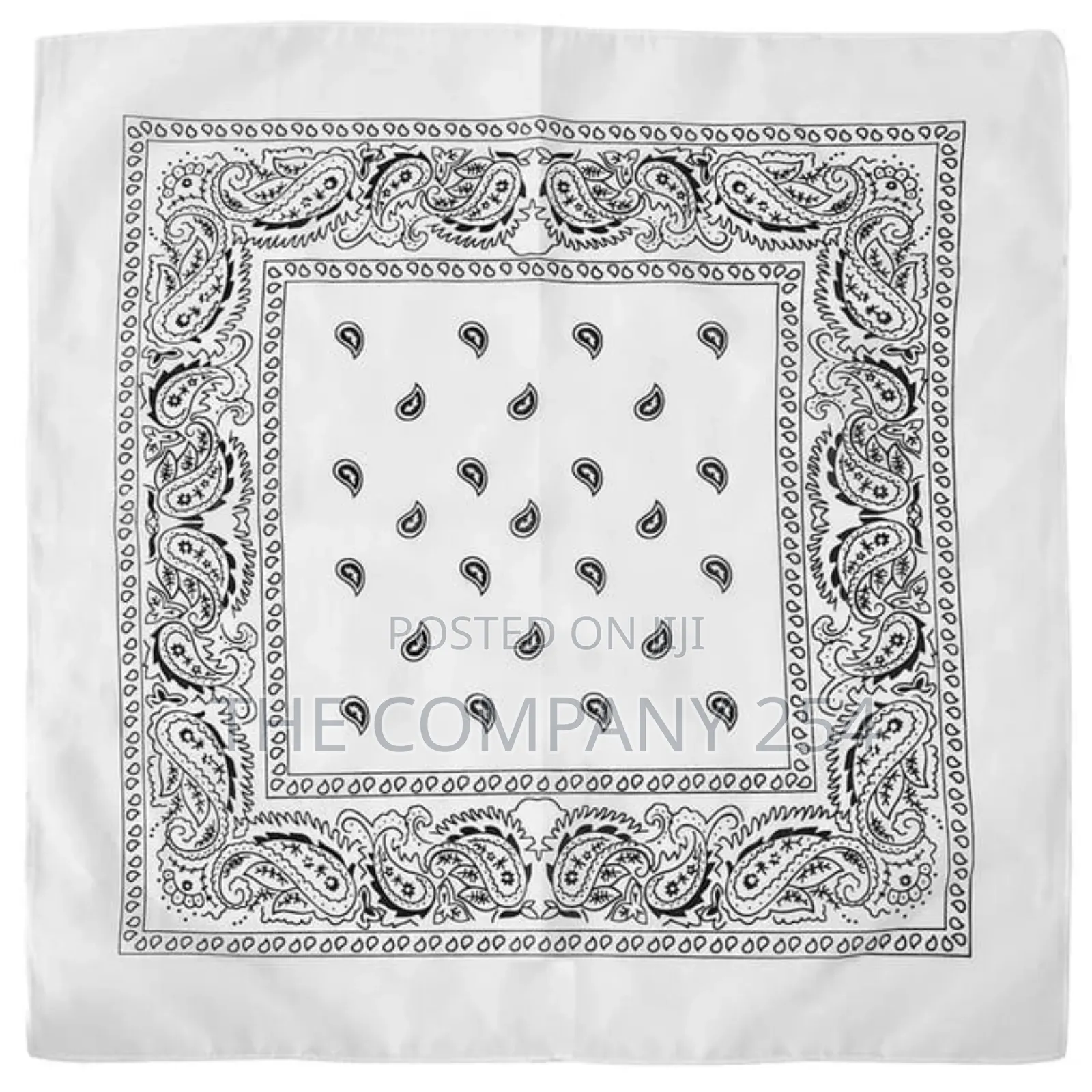 Custom Double Sided Paisley Bandana Scarf,