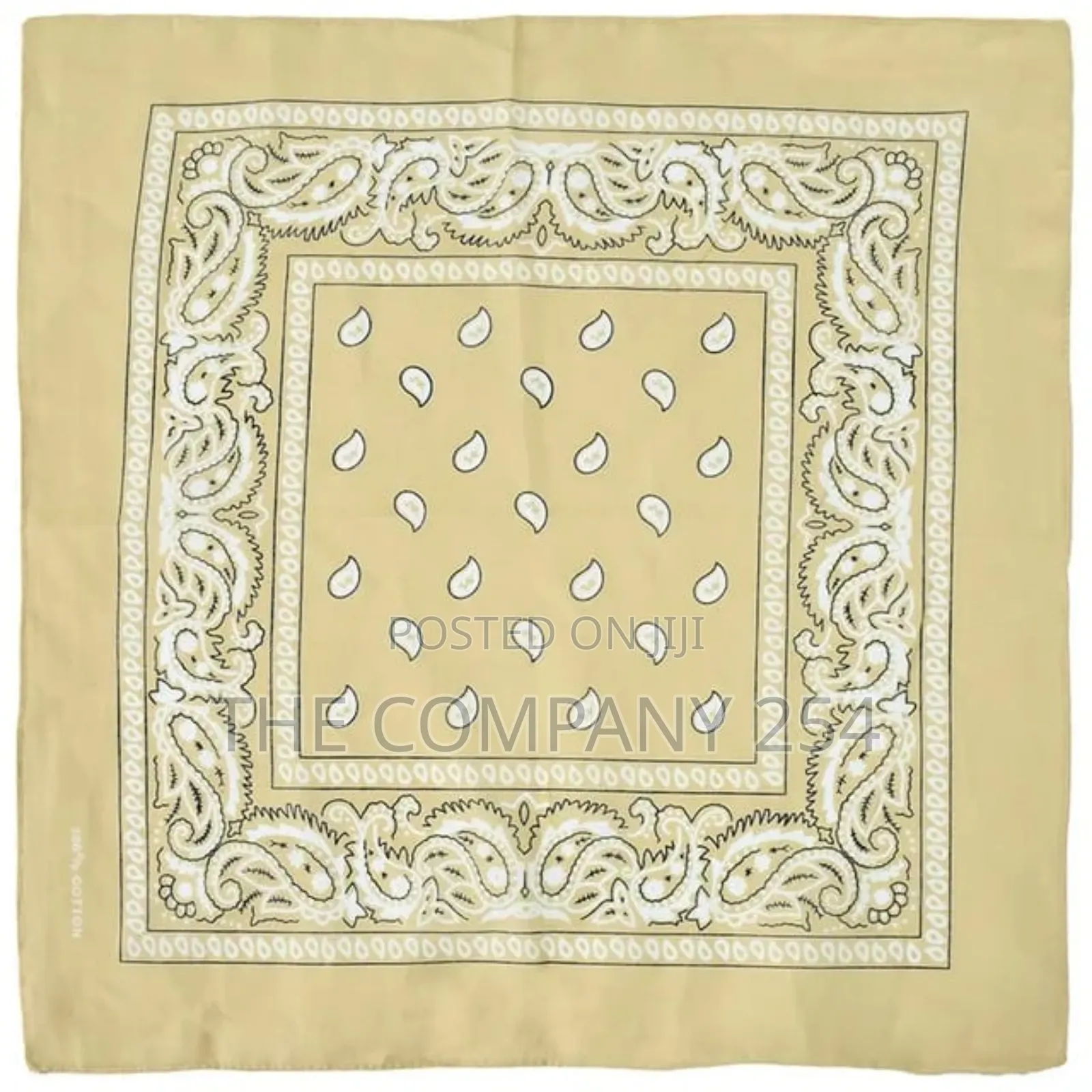 Custom Double Sided Paisley Bandana Scarf,