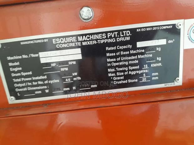 Concrete Mixer-Esquire - thumbnail 2