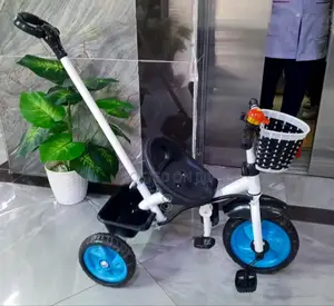 Durable Children’S Tricycle With Lights – For Day Night Ad