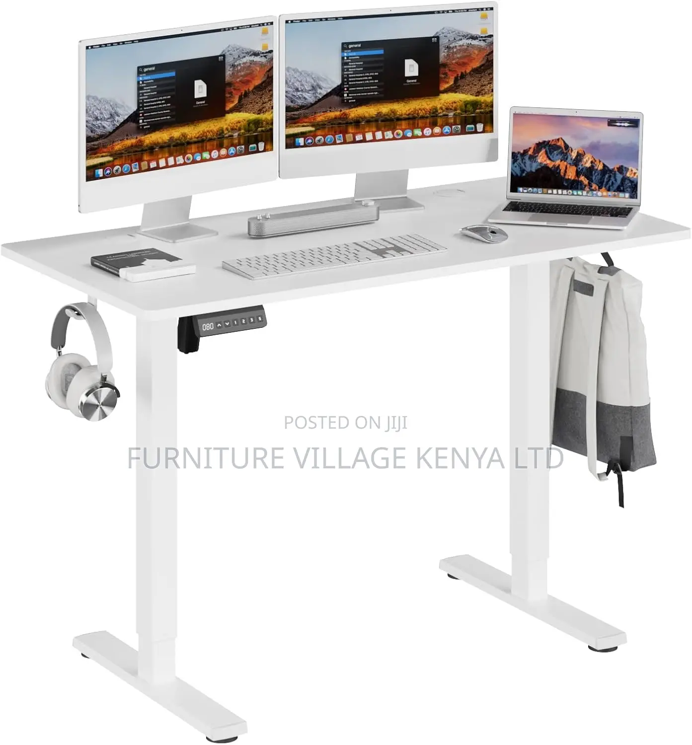 1400mm Electric Adjustable Sit Stand Home Office Desk