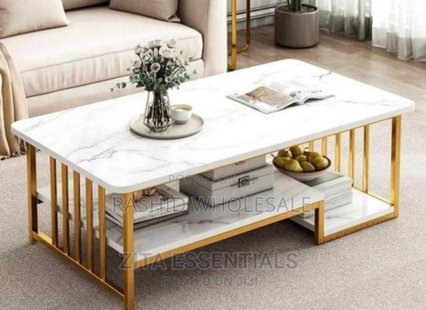 White Nesting Table. - main view