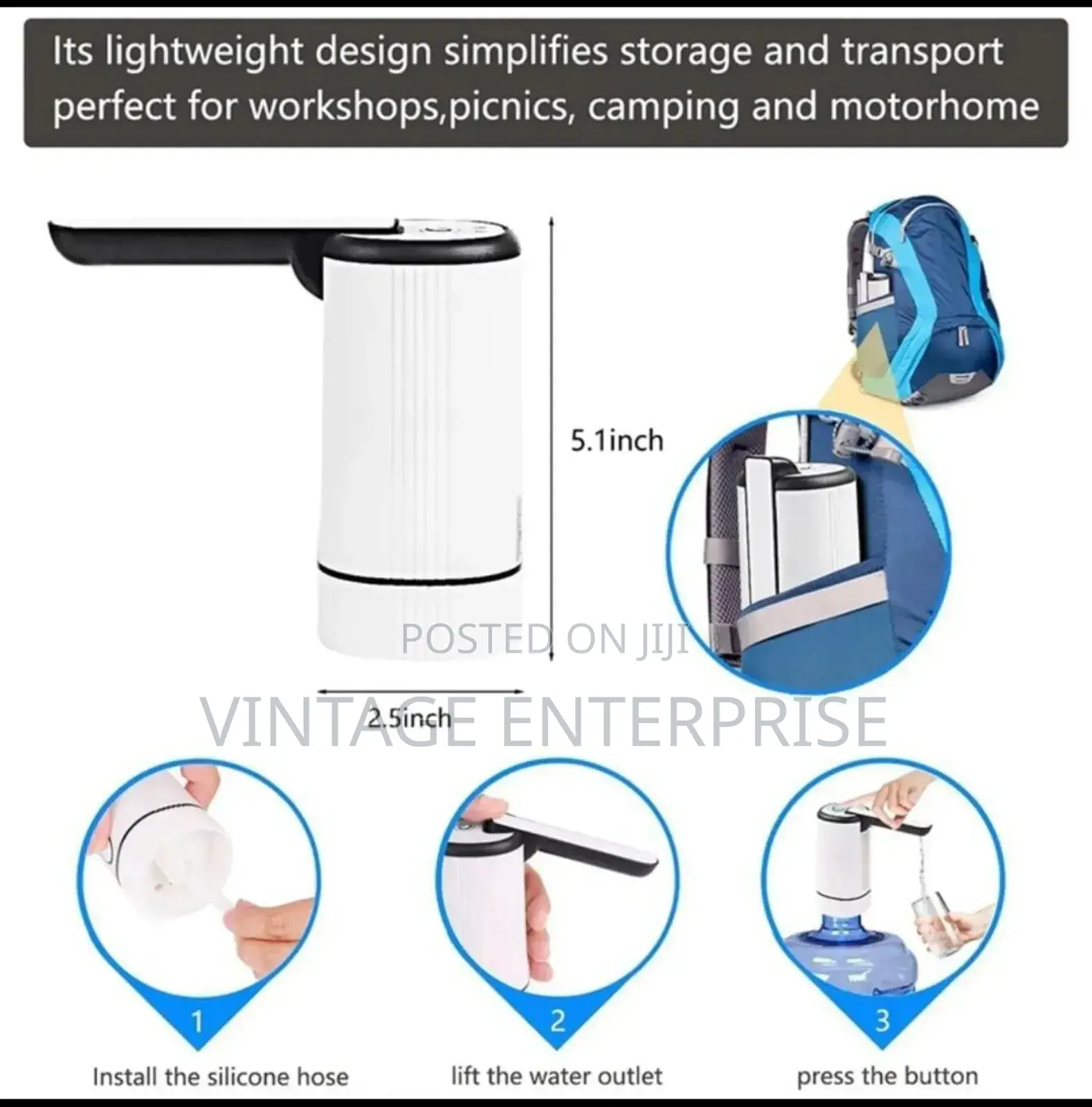Manual Water Pump Dispenser/Water Cooler Dispenser