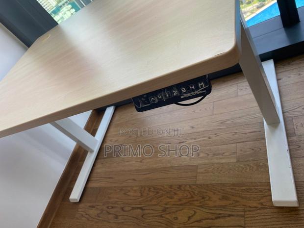 140cm Table; Height Adjustable Standing Electric Desk - thumbnail 3