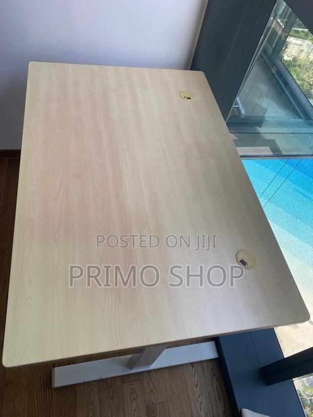 140cm Table; Height Adjustable Standing Electric Desk - thumbnail 4