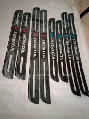 4pcs Honda or Volkswagen Door Step Stickers