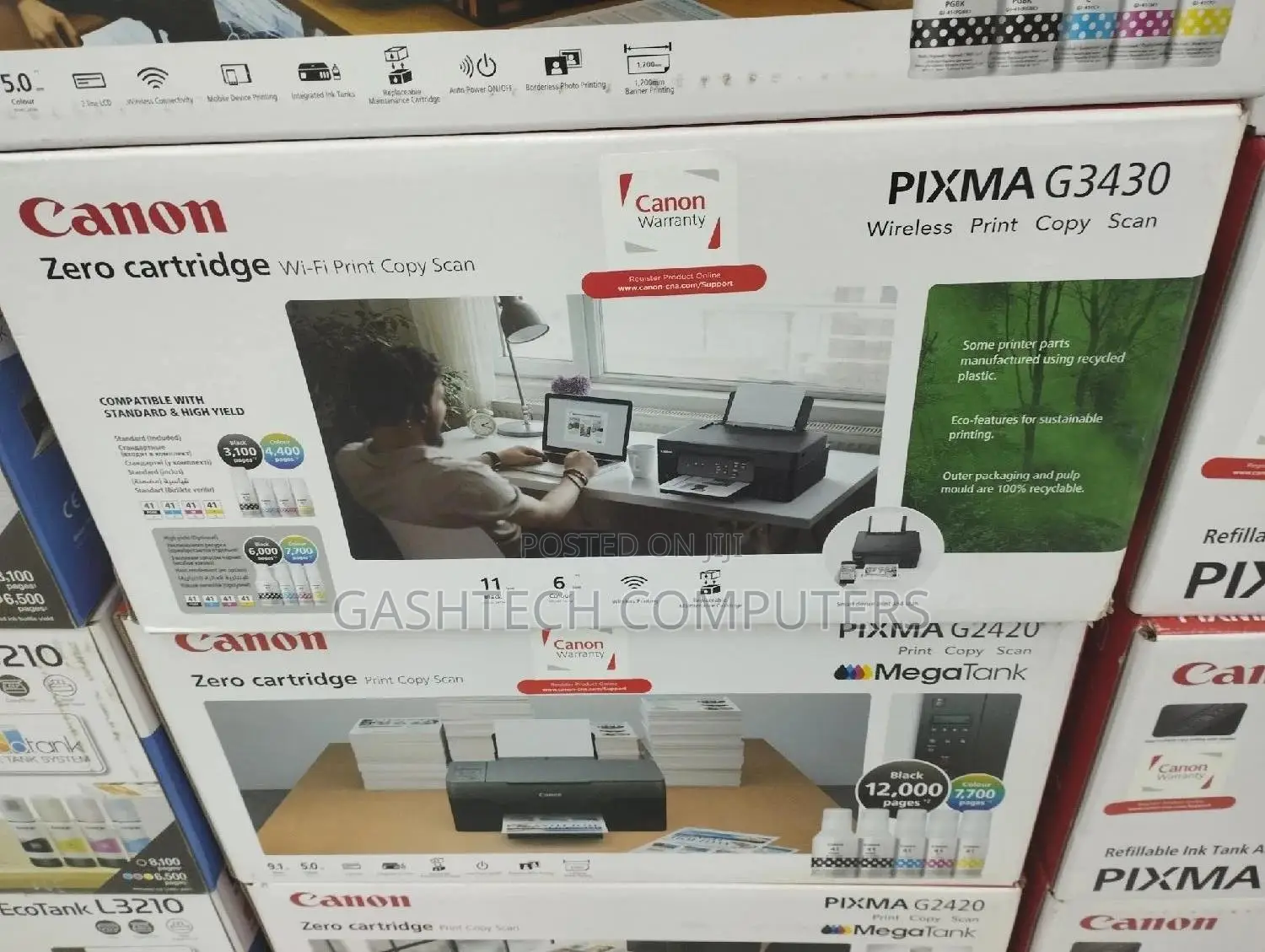 Canon G3430 3 In 1 Printer (Print,Scan,Copy)