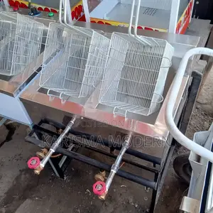 Double Phase Stainless Steel Gas Fryer