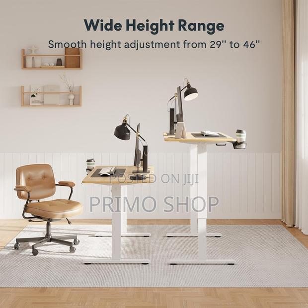 140cm Electric Adjustable Desk Home Office Desk - thumbnail 4