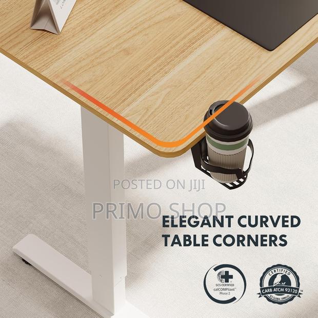 140cm Electric Adjustable Desk Home Office Desk - thumbnail 5