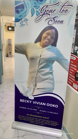 Broad Base Roll Up Banner Printing Full Color High Quality P