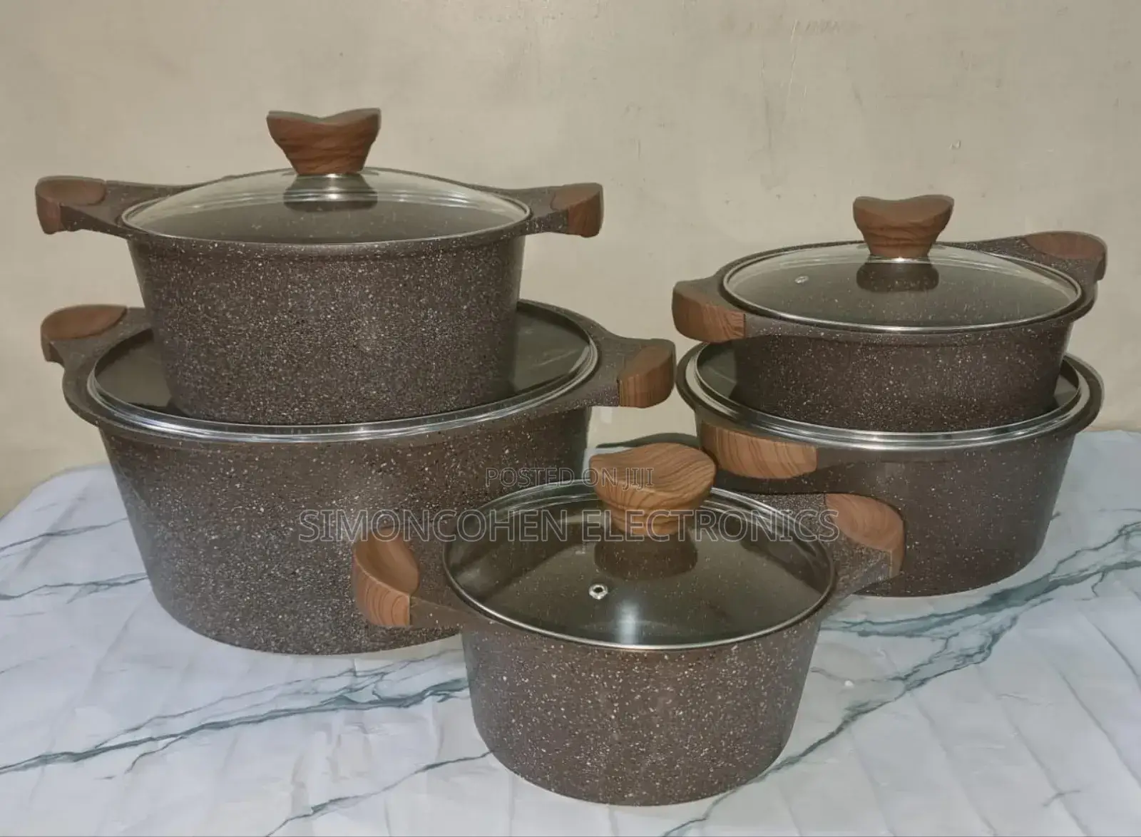 10pcs Granite Cookware Set