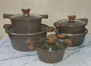 10pcs Granite Cookware Set
