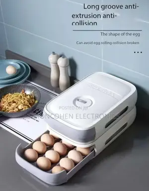 21 Eggs Long Groove Anti Collision Sliding Egg Box