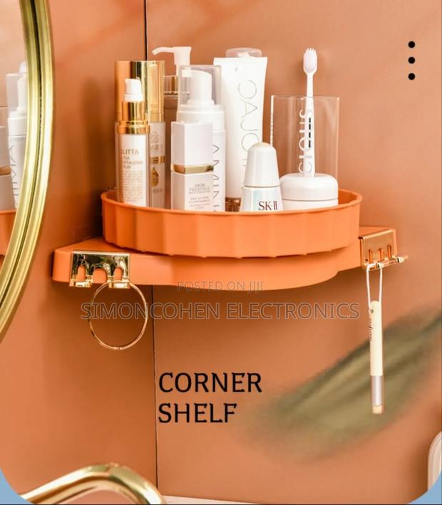Acrylic Rotating Corner Shelf
