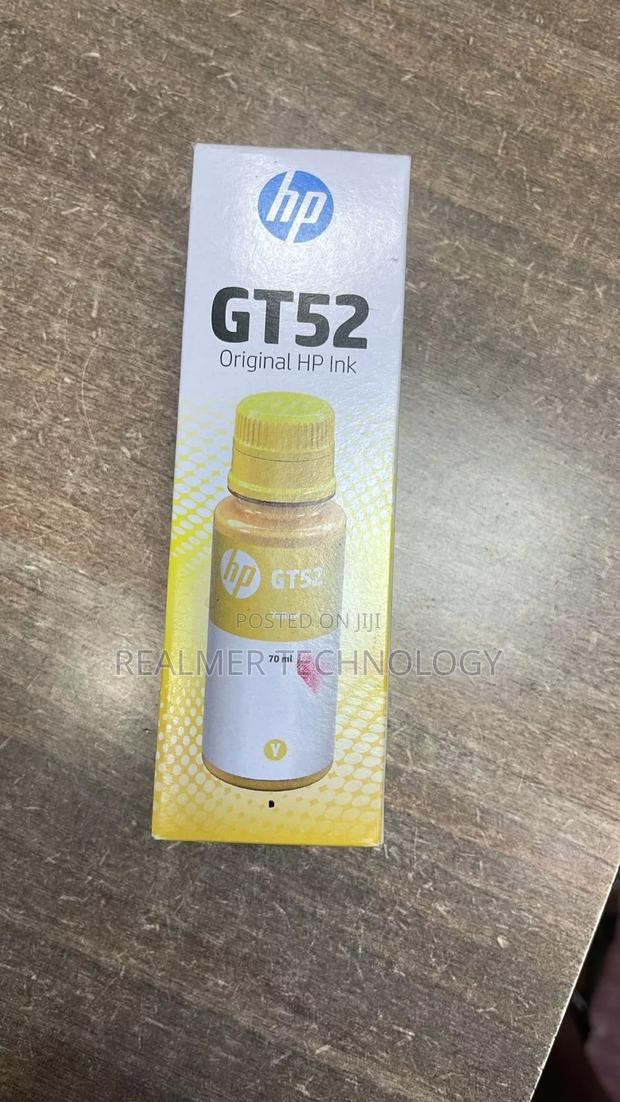 HP GT52 Yellow Original Ink Bottle - main view