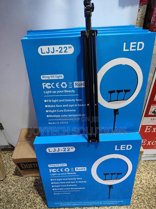 LJJ - 22" LED Ring Fill Light ( Multiple Colours ) - main view