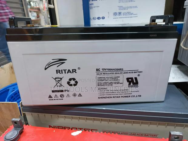 Ritar 100ah 12V Deep Cycle Battery - main view