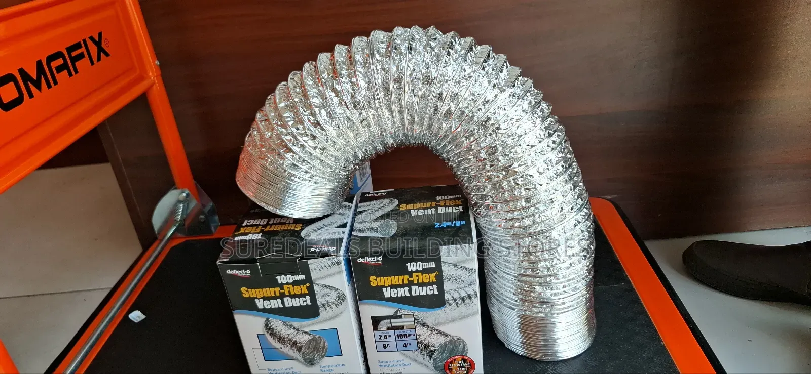Duct Pipe Flexible -4"× 2.4mtrs