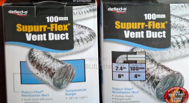 Duct Pipe Flexible -4"× 2.4mtrs - thumbnail 4