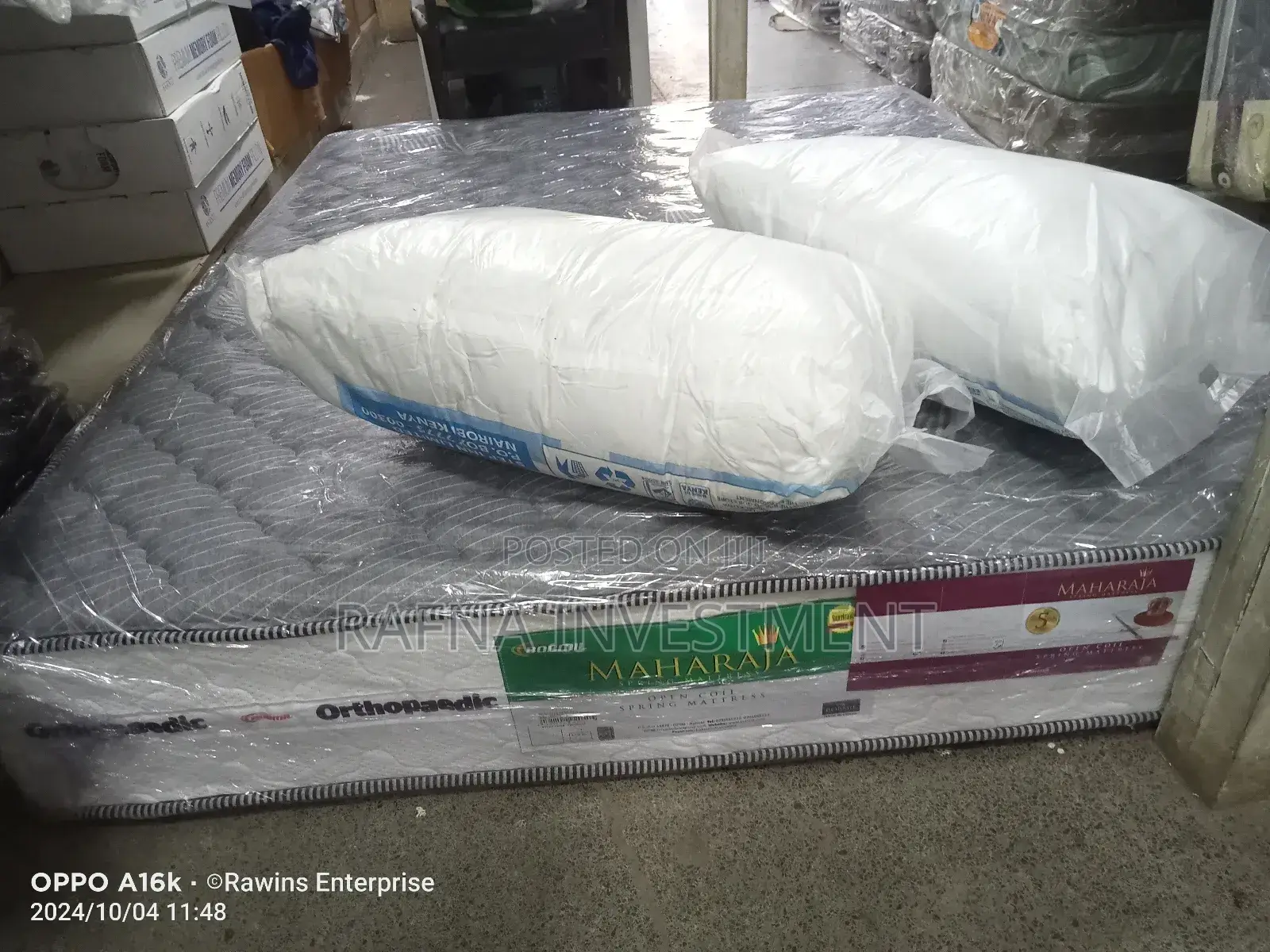Maharaja Orthopedic Spring Mattresses +2 Pillows Free 5*6*10