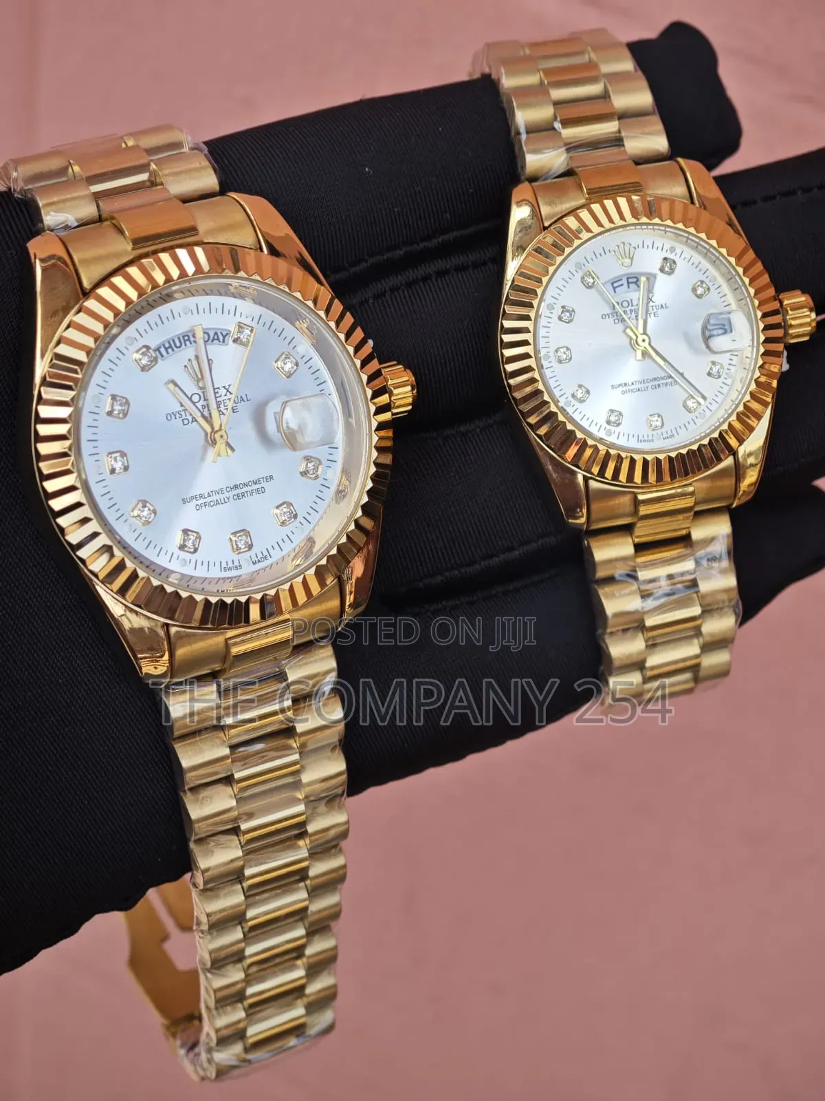 Rolex Oyster Stainless Day Date Parpetual Watches
Ksh.2500