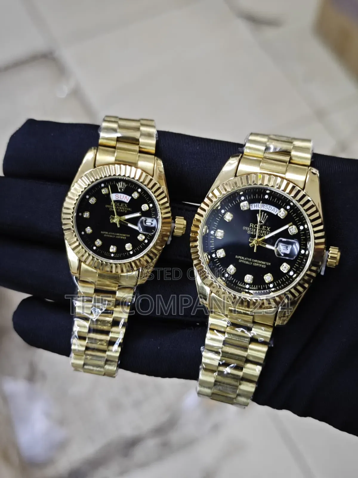 Rolex Oyster Stainless Day Date Parpetual Watches
Ksh.2500