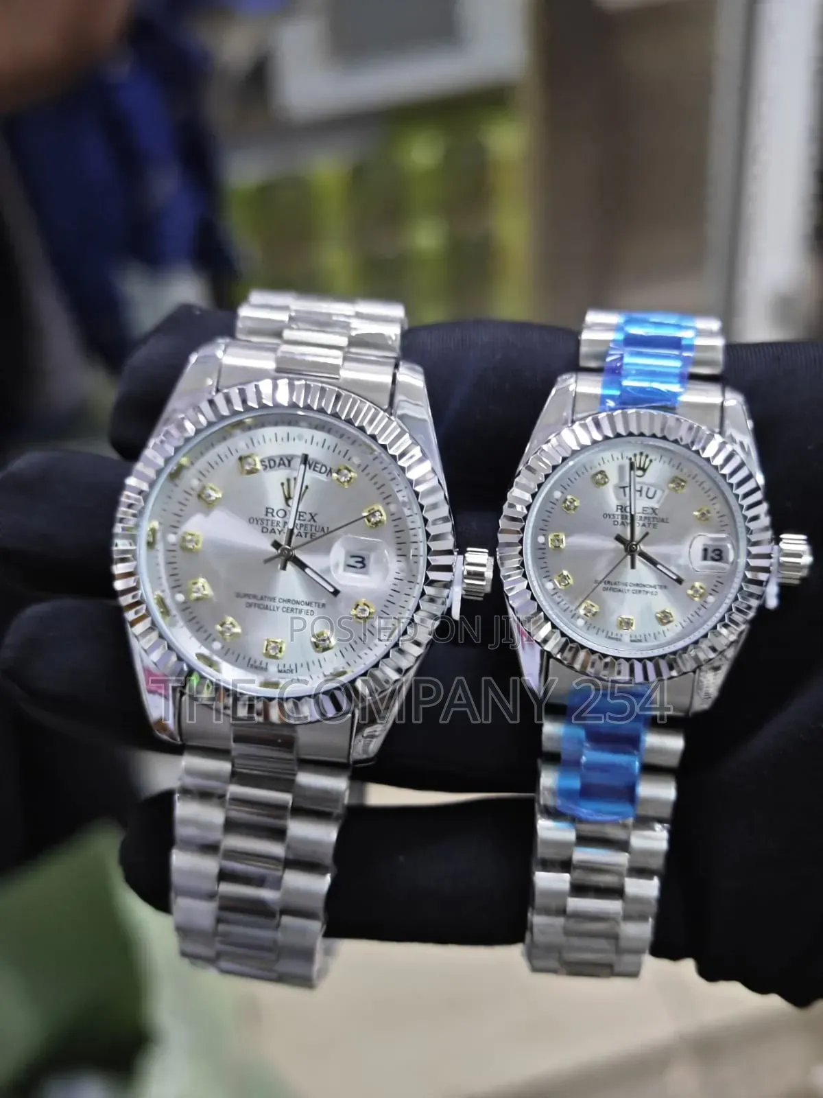 Rolex Oyster Stainless Day Date Parpetual Watches
Ksh.2500
