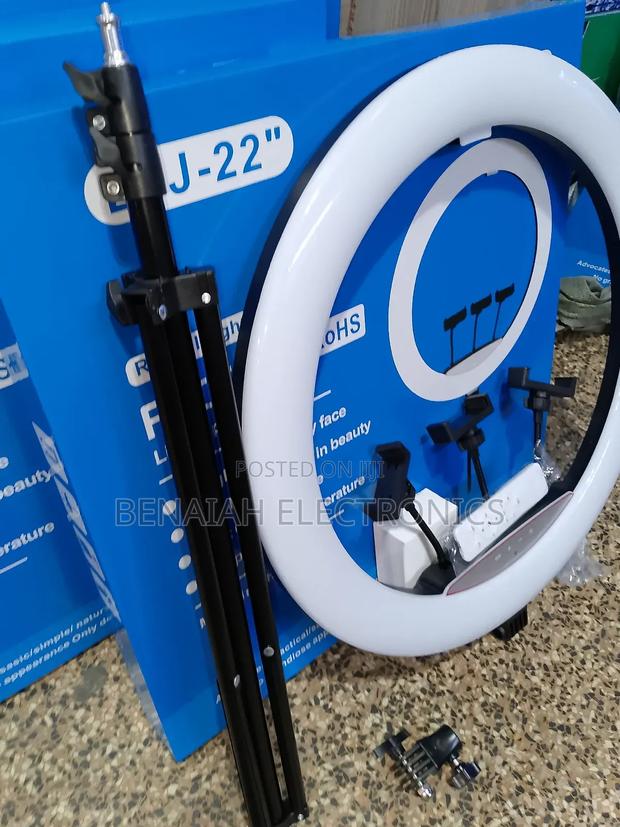 New LJJ-22" Ringlight,2 MTRS Height Tripod Remote