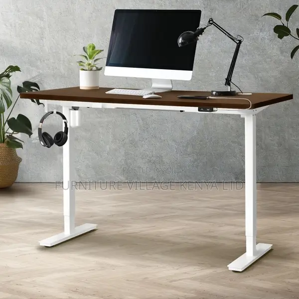 Electric Standing Desk Single Motor Height Adjustable 140CM
