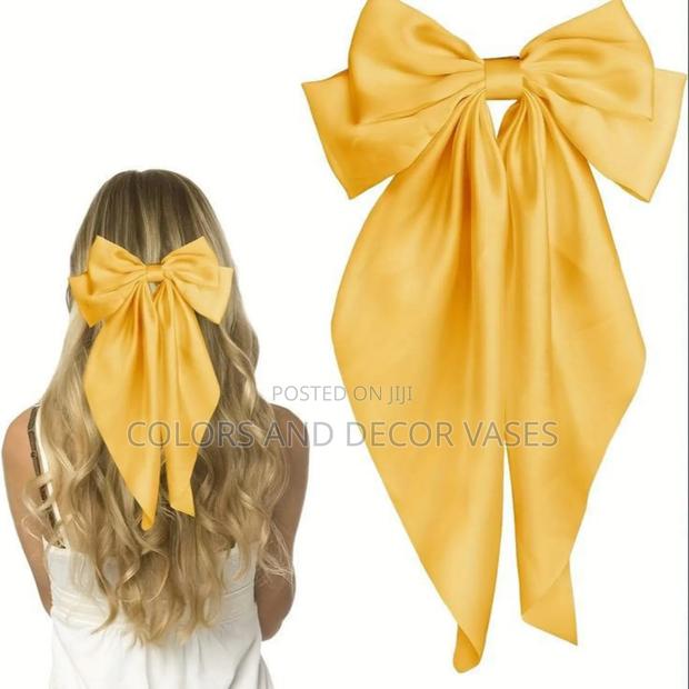 Yellow Hair Bows - main view
