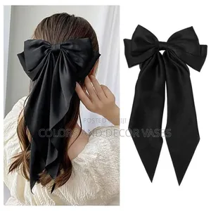 Black Hair Bow