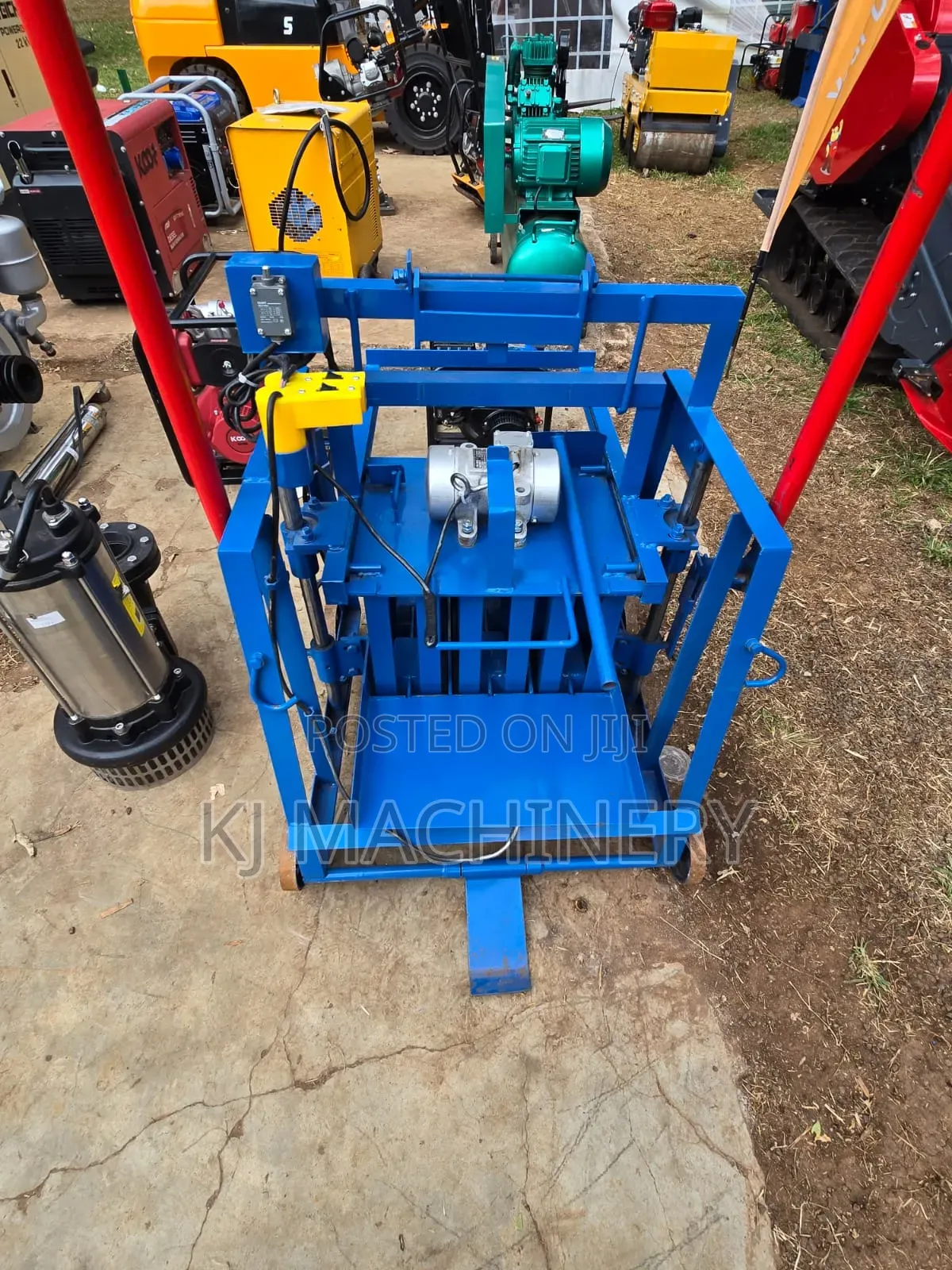 Electric Mobile Block Making Machine
