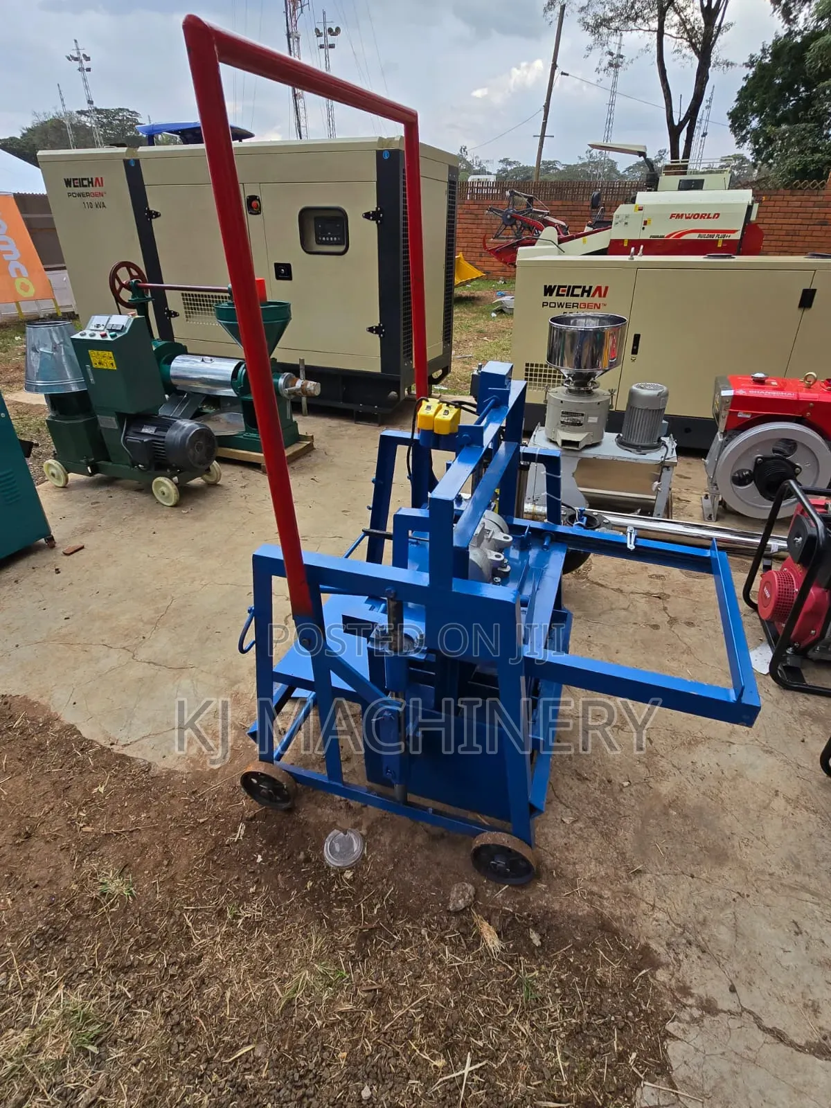 Single Phase Portable Block Making Machine