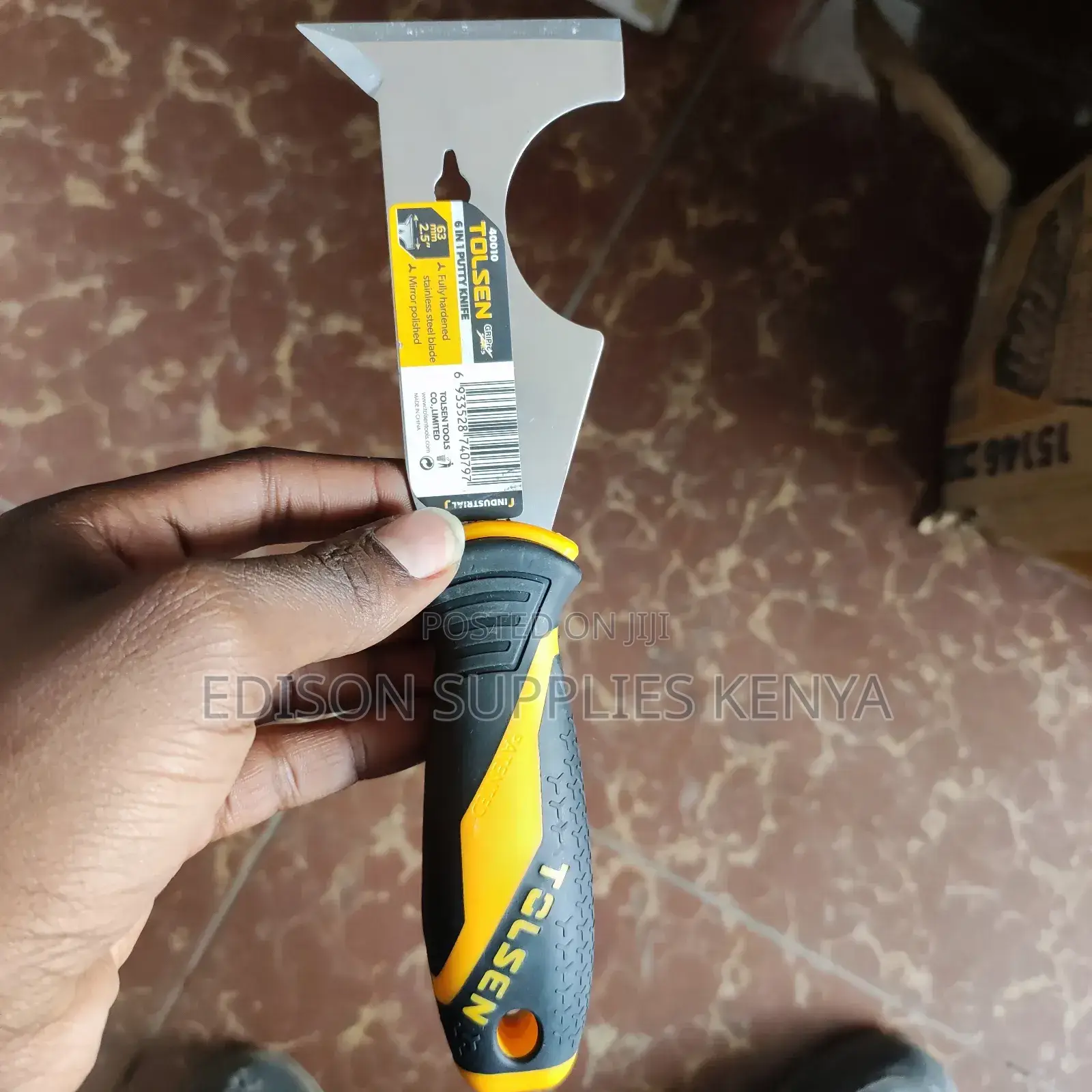 Tolsen 6 in 1 Scraper, Putty Knife, Paint Stripper, Spreader