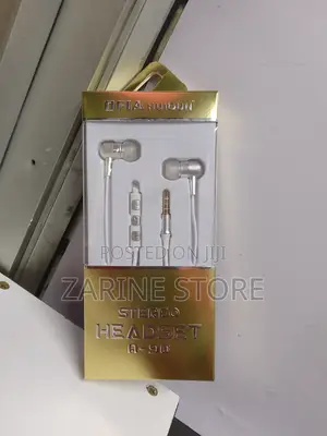 Stereo Type Headset White Color 3pin