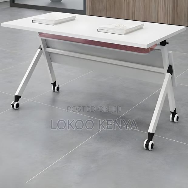 Office Table:120cm Foldable Conference Table - thumbnail 2