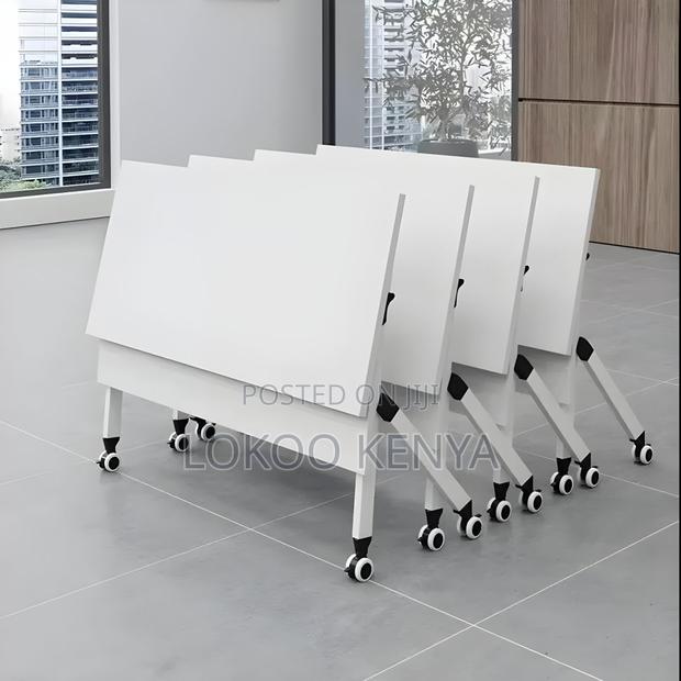 Office Table:120cm Foldable Conference Table - thumbnail 3